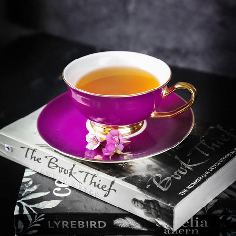 Cashmere Violet Tea Cup & Saucer