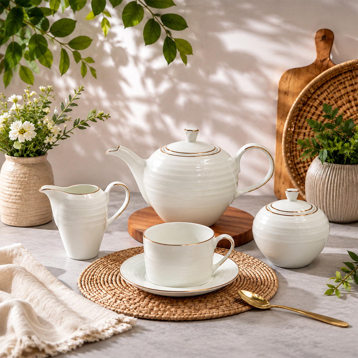 Linea Oro Dinner Set