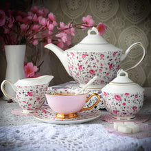 Pink Romance 15 Pcs Tea Set