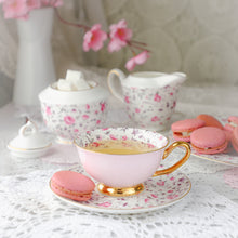 Pink Romance 15 Pcs Tea Set