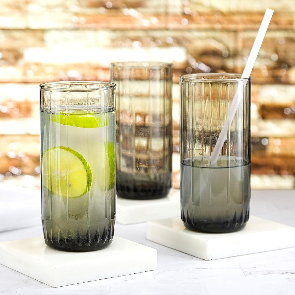 Leia Tumbler Set of 6 Pcs (Charcoal)
