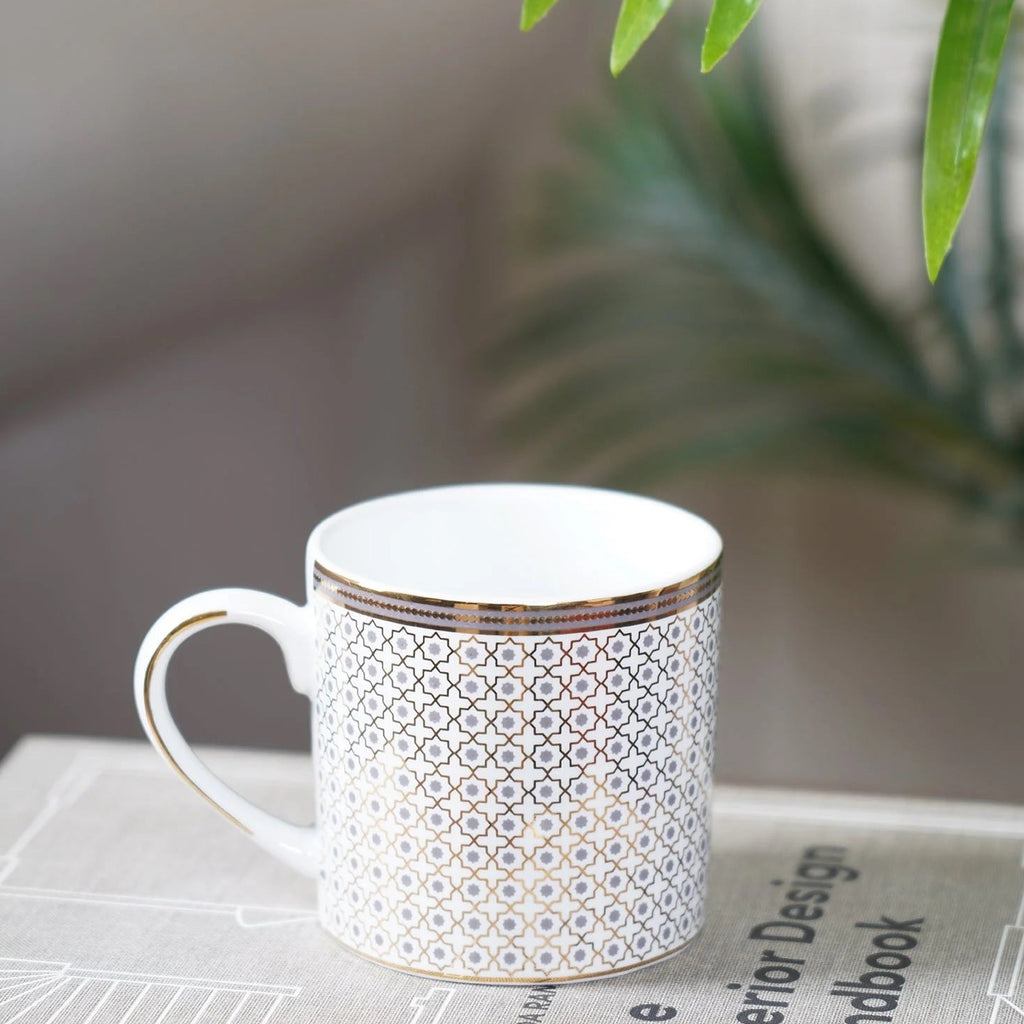 Mug Geometric Pattern Geometric Mug – Monno Ceramic