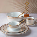 Gold Lattice Dinner Set