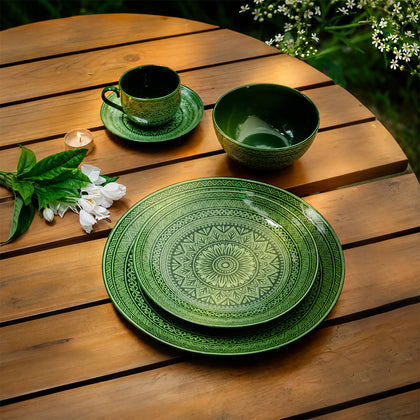 Emerald Majesty Dinner Set