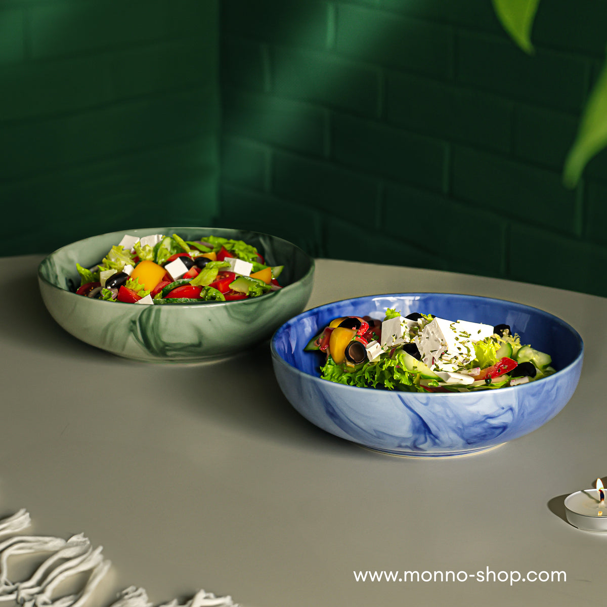 Marble Pasta Bowl