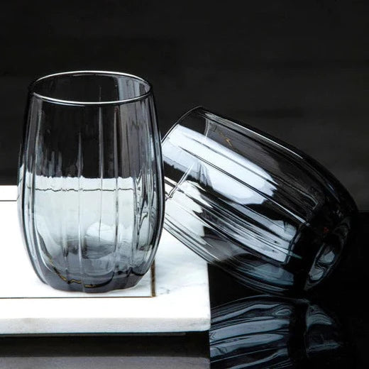 Linka Medium Tumbler Set of 6 Pcs (Charcoal)