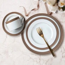 Ribbon Brown Dinner Set