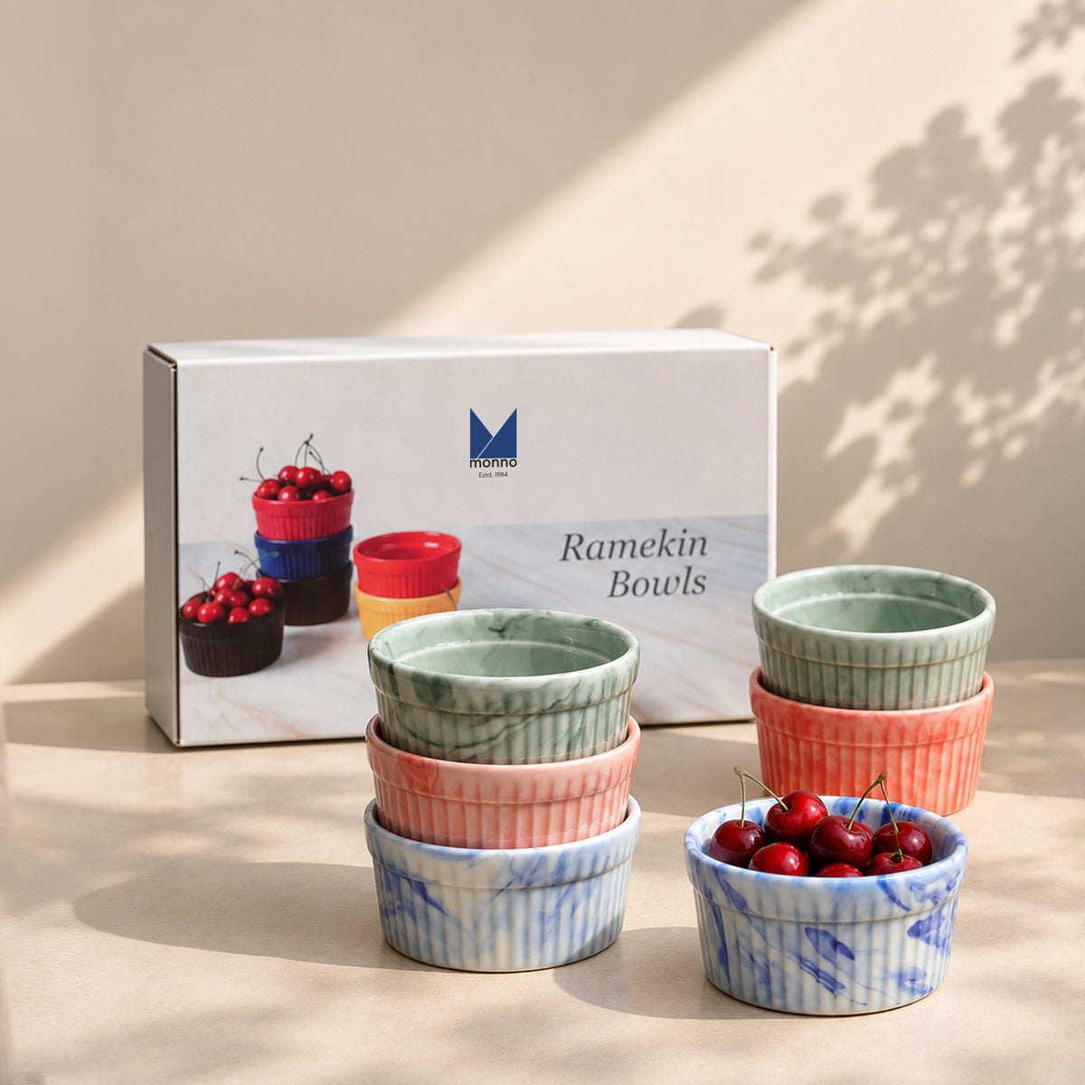 Marble Ramekin Bowls (6 Pcs Pack)