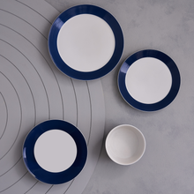 Ripple Navy Blue Dinnerware