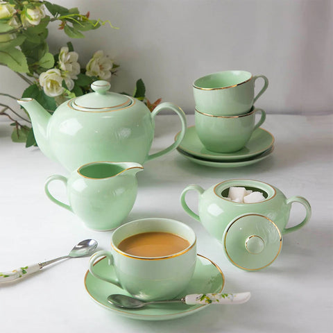 Senorita Celadon 15 Pcs Tea Set