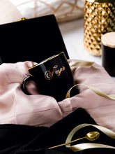Engraved Mug by 24K Gold with Velvet Box