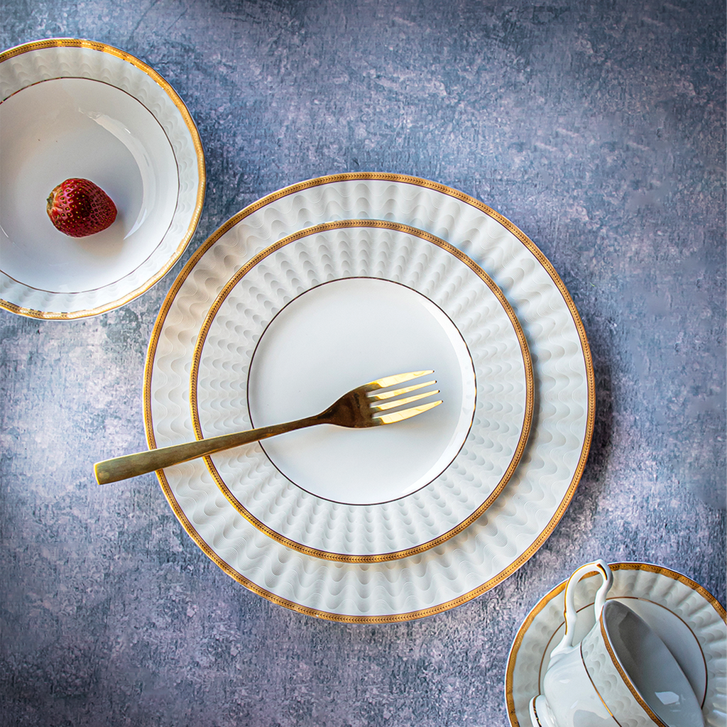 White Whisper Dinner Set