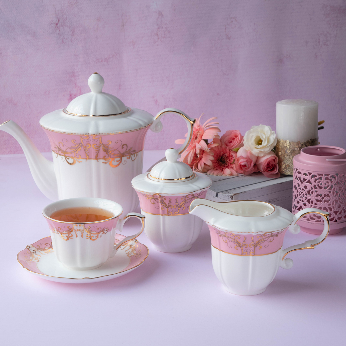 Queen Mary 15 Pcs Tea Set