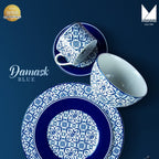 Damask Blue Dinner Set