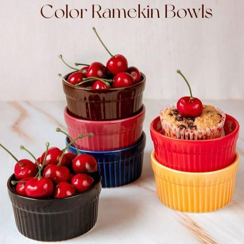 Color Ramekin Bowls (6 Pcs Pack)