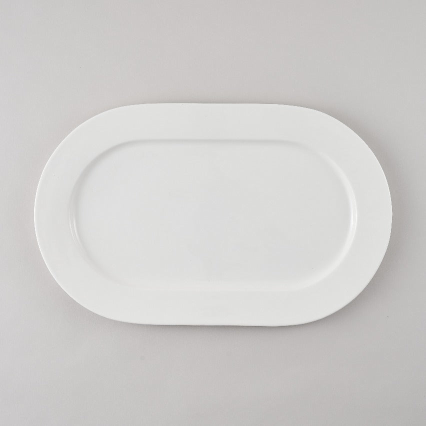 Bone China Oblong Platter White