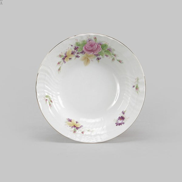 Rosa Bella 6 Pcs Deep Dinner Plate