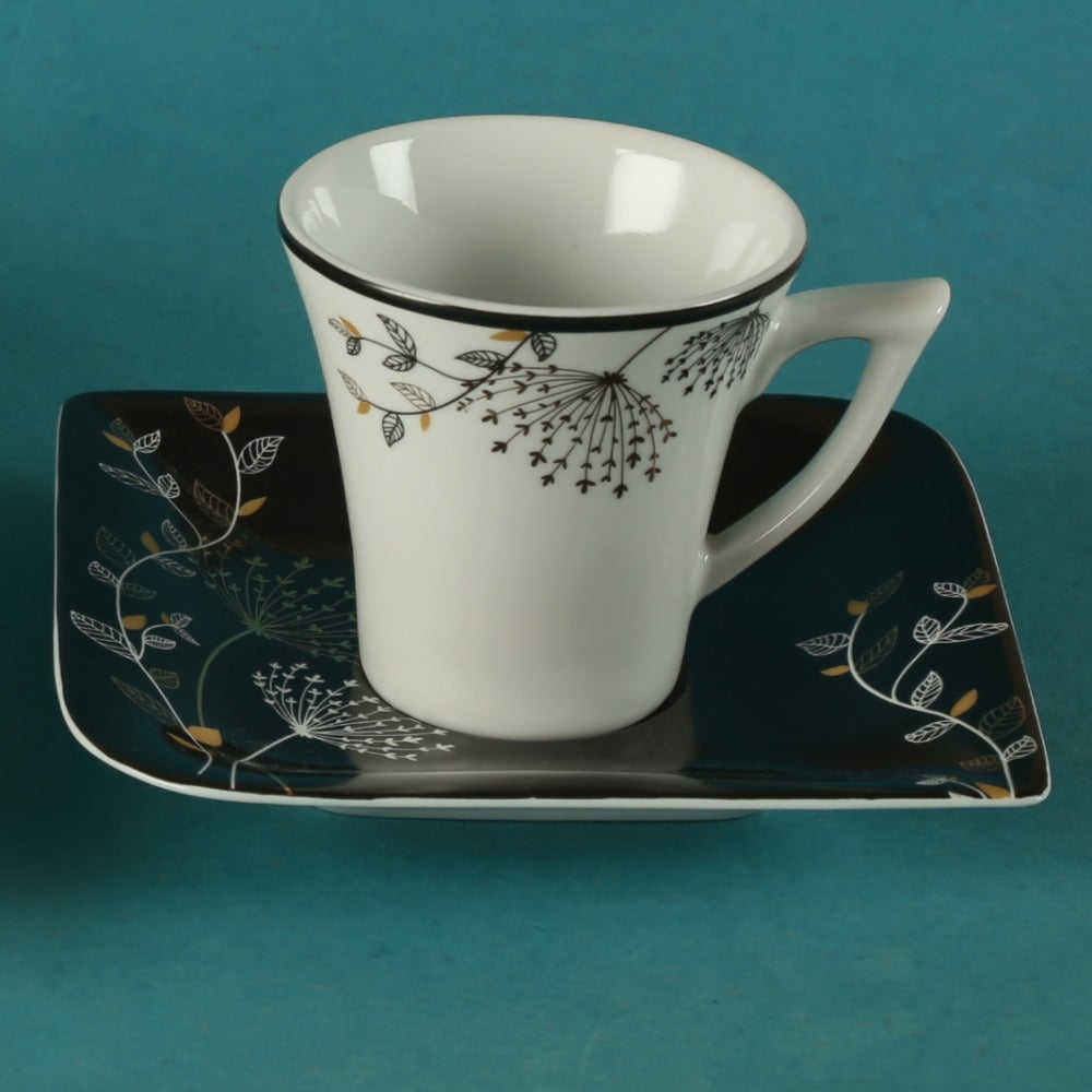 Stefy Black Porcelain Dinner Set