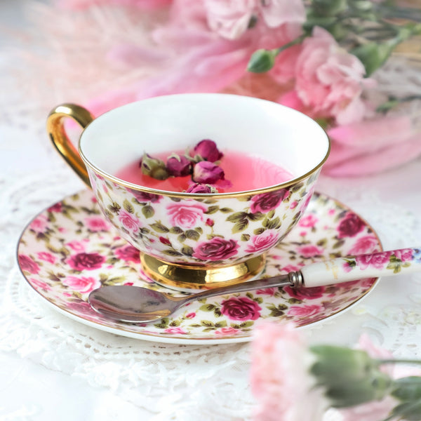 Chintz 12 Pcs Tea Cup & Saucer