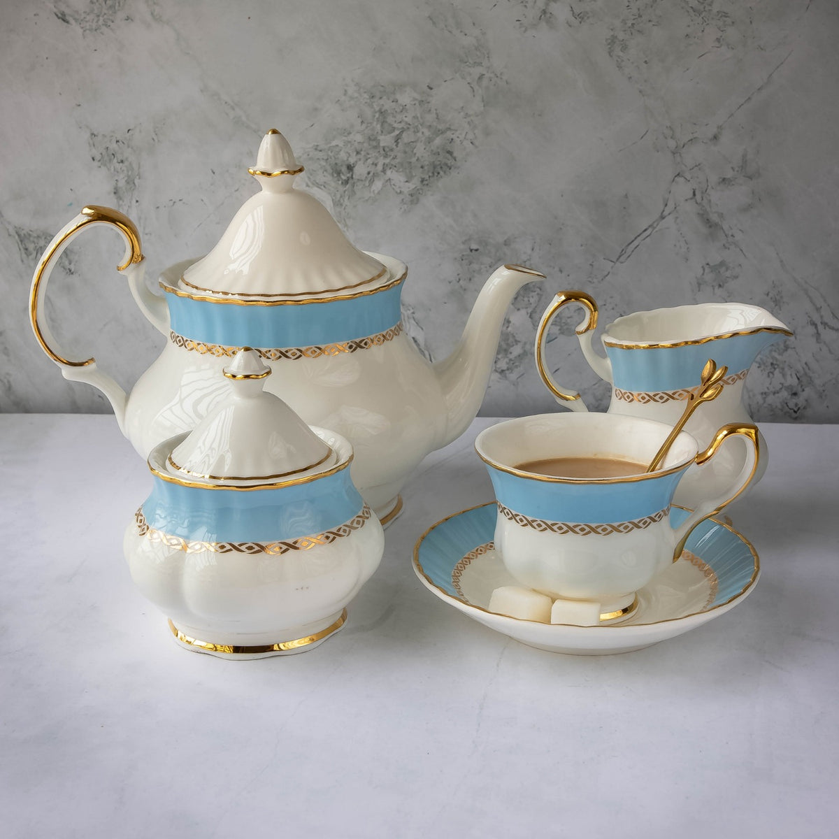 Placid Blue Dinner Set