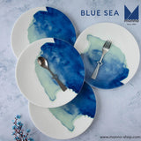 Sea Blue Dinner Set