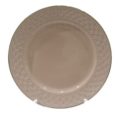 Arabella Porcelain Dinnerware (With 3 mm. Gold Line)