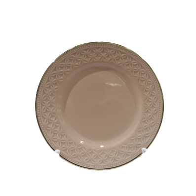 Arabella Porcelain Dinnerware (With 3 mm. Gold Line)