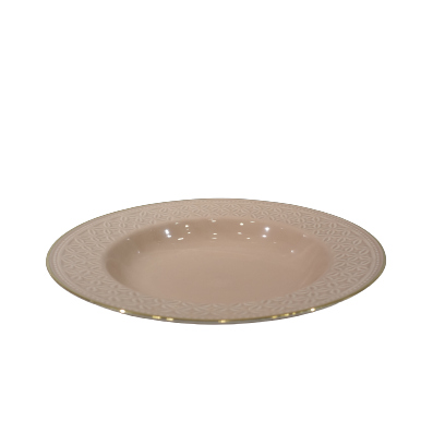 Arabella Porcelain Dinnerware (With 3 mm. Gold Line)
