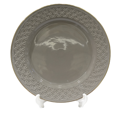 Arabella Porcelain Dinnerware (With 3 mm. Gold Line)