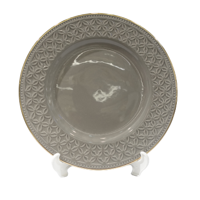 Arabella Porcelain Dinnerware (With 3 mm. Gold Line)