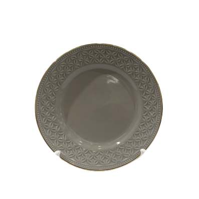 Arabella Porcelain Dinnerware (With 3 mm. Gold Line)