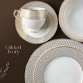 Gilded Ivory Dinner Set