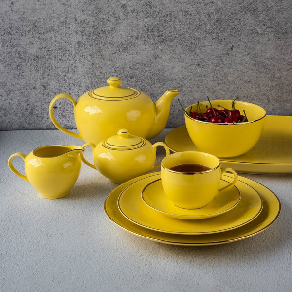 Senorita Yellow Dinner Set