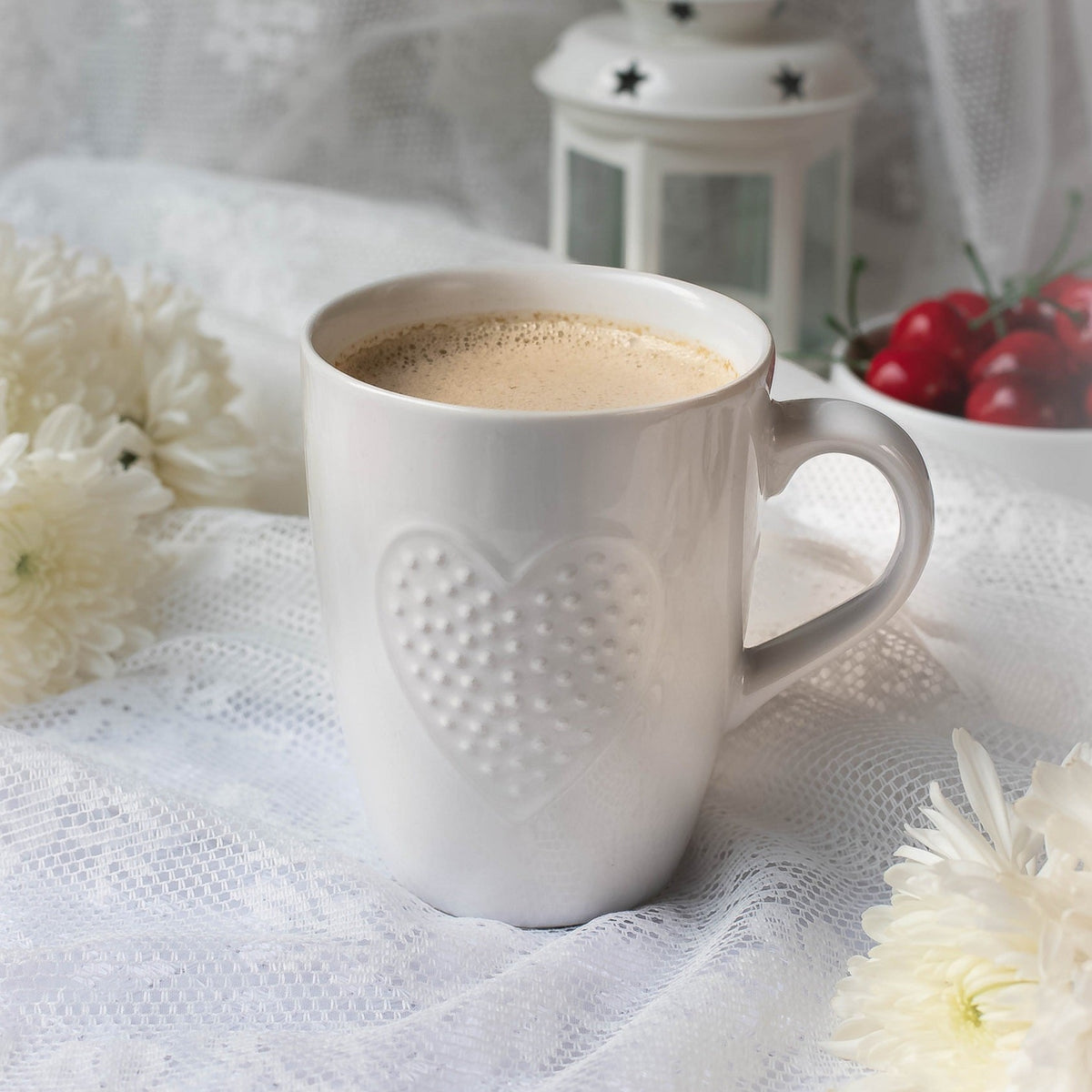 Heart Etched Mug