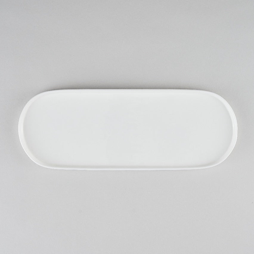 Modular Bone China Oval Dish White