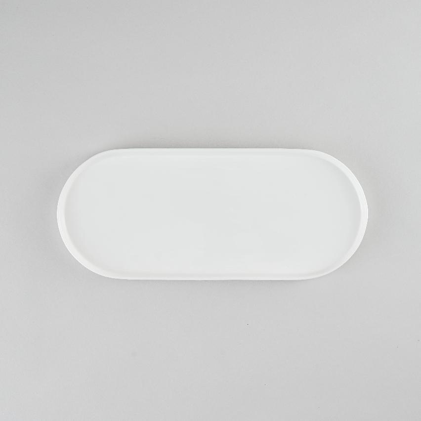 Modular Bone China Oval Dish White