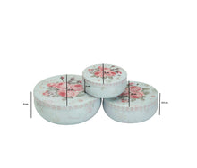 3 Pcs Round Tin Box