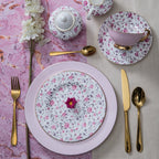 Pink Romance Dinner Set