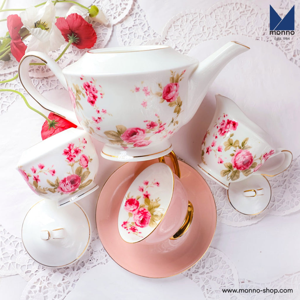 Rosy Romance Dinner Set