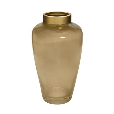 Glass Vase Golden