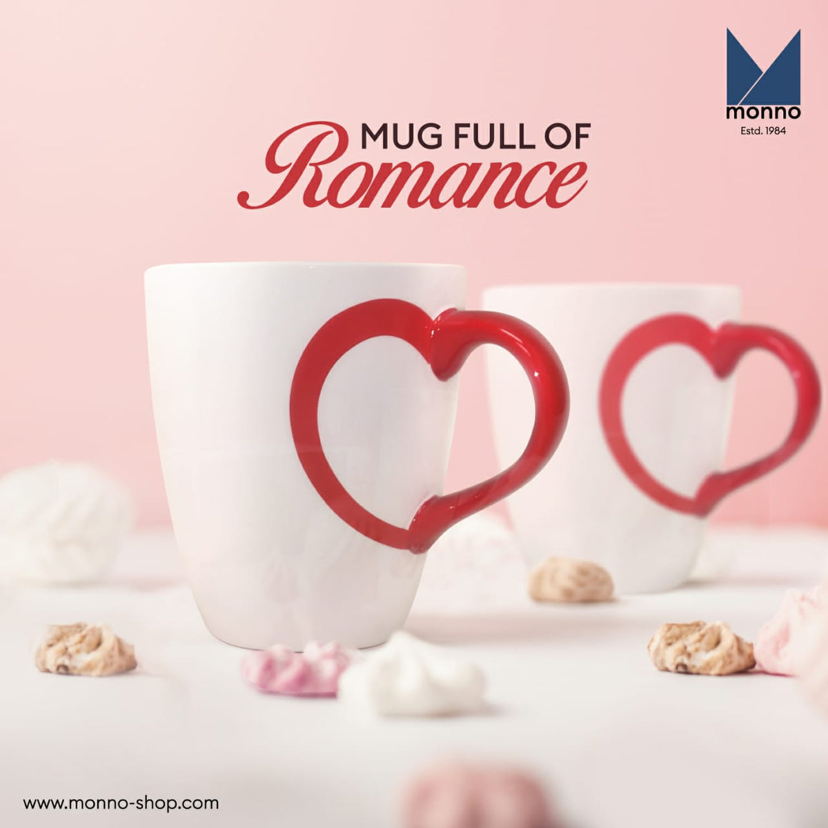 Red Heart Mug