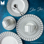 Silver Stairs Dinner Set