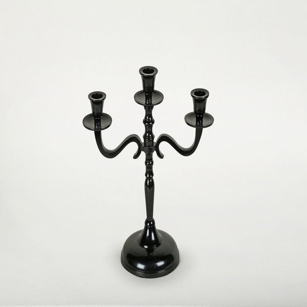 Noire Black Candle Holder