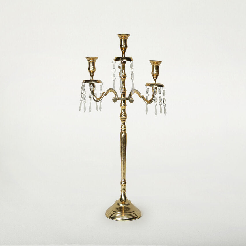 Roosevelt Candle Holder Gold