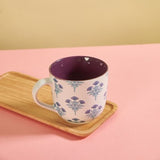 Floral Bi-Color Mug
