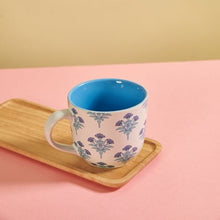 Floral Bi-Color Mug